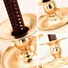 RUTAVM Candle Holder Candle Holder Candle Stand Nordic Style Gold Iron Candlestick Metal Pillar Candle Stand Candle Holder for Home Decoration Candlestick (Size : 2pcs) view 3