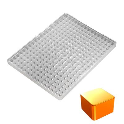 2mL Square Candy Depositor Mold - Plain - 300 Cavities - 22102