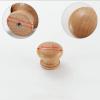 Cupboard Knobs,Drawer Furniture Pulls,Door Handles Pull Push Cabinet Cupboard 2X Wooden Round Cabinet Handle, Cabinet Furniture Kitchen Pulls Handles for Dresser Drawer Wardrobe,Wooden Bow Shaped Hand view 2