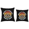 Funny Poop Joke - World's Coolest Poopie Head Throw Pillow view 3