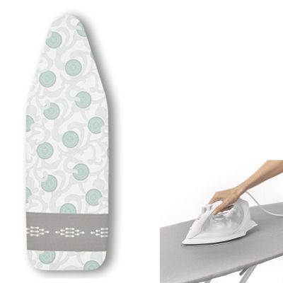 Ironing Board Cover and Pad, Ironing Board Cover, Cotton Ironing Board Cover with Padding, Stain Resistant & Durable Scorch, for Smooth Iron/Easy Installation, Ironing Clothes More Smoothly (Color :