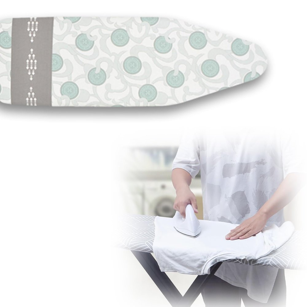 Heavy Duty Padded Iron Board Covers, Cotton Ironing Board Cover with Padding, Iron Cover Replacement Ironing Board Cover, Pure Cotton Ironing Board Covers, can Be Given As A Gift to Your Family (Colo