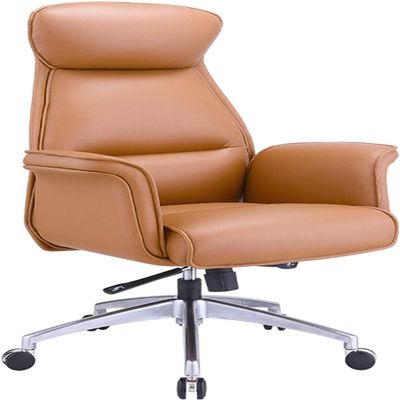 Luo Yi - CN Gaming Chair, Boss Executive Office Chair Adjustable-Height High Back Executive Chair with Wider Headrest for Office - Brown