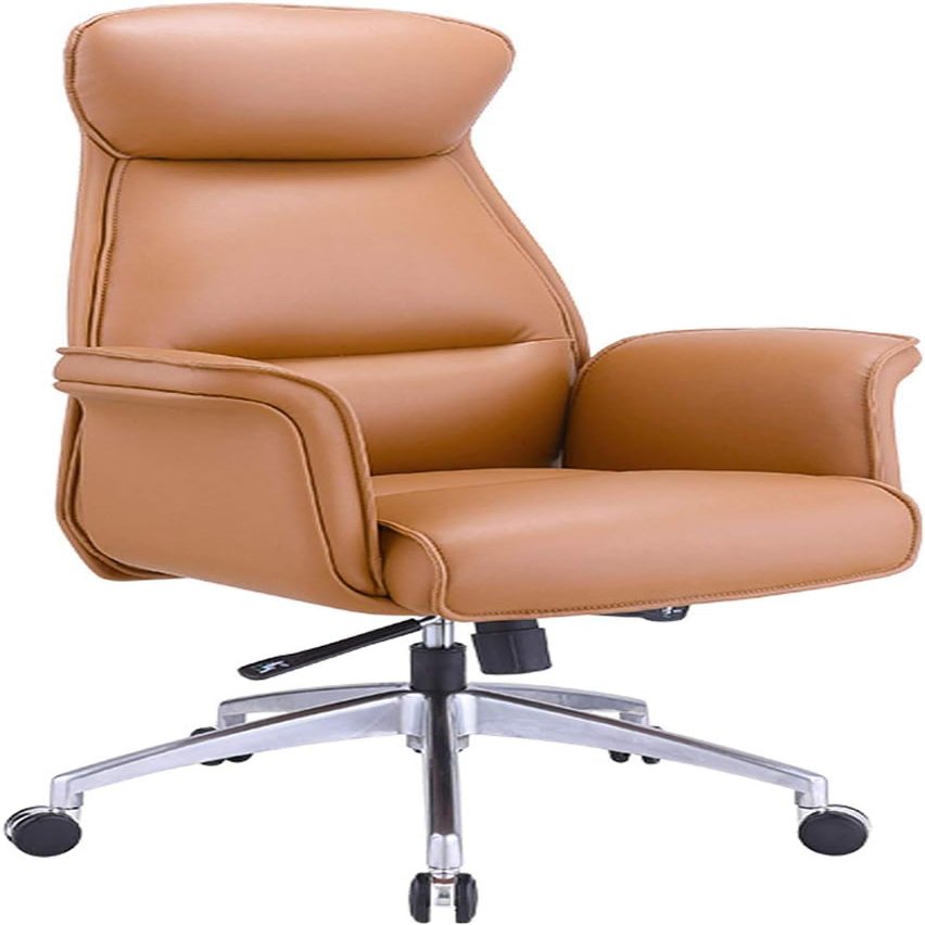 Luo Yi - CN Gaming Chair, Boss Executive Office Chair Adjustable-Height High Back Executive Chair with Wider Headrest for Office - Brown