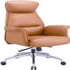 Luo Yi - CN Gaming Chair, Boss Executive Office Chair Adjustable-Height High Back Executive Chair with Wider Headrest for Office - Brown view 1
