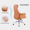 Luo Yi - CN Gaming Chair, Boss Executive Office Chair Adjustable-Height High Back Executive Chair with Wider Headrest for Office - Brown view 2