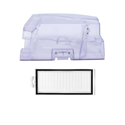 Beegie 2-in-1 Water Tank Compatible for Xiaomi Roborock. Q7 Max Q7 Max+ T8/T8 Plus Vacuum Cleaner Dustbin Box Water Tank with HEPA Filter Parts, z1000haojun
