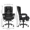 Luo Yi - CN Gaming Chair, Adjustable Massage Office Chair Reclining High Back Chair Big Tall Leather Ergonomic Swivel Chair with Footrest view 2