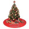 LMPTOEI Custom Christmas Tree Skirt Personalized Add Your Photo Logo Text, Custom Family Christmas Decoration Tree Skirt 48 Inch view 4