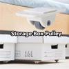 Luo Yi - CN Gaming Chair, 4pcs Directional Wheels Adhesive Casters Pulley Rollers Cabinet Drawer Storage Box Trash Can Small Furniture Hardware view 4