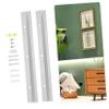 Veemoon 2 Pack Photo Frame Hangers Wall Mounting Brackets Iron Photo Hanger Flush Mount for Artwork Wall Panels view 4
