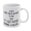 A Boss Like You Is Harder To Find Than Toilet Paper During A 11 Ounces Funny White Mug - Cute Coffee And Tea Mug - Ceramic Coffee Mugs For Women And Men view 1