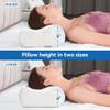 AM AEROMAX Travel Contour Memory Foam Pillow, Cervical Pillow for Neck Pain Relief, Neck Orthopedic Sleeping Pillows for Side, Back and Stomach Sleepers. view 2