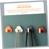Unomor 4pcs Adhesive Hat Hooks Cloud-Shaped Nail Wall Hooks for Bags Keys and Coats Design for Kitchen and Bathroom Easy to Use No Traces view 3