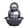 FEELIN Tabletop Waterfall Fountain Tabletop Fountain Home Decoration Circulating Water Ornament Desktop Lucky Fountain Indoor Flowing Water Decorative Fountain Water Fountains Indoor view 1