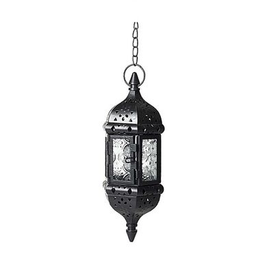 Candlestick Holders Candle Lantern, Moroccan Style Vintage Chandelier Decorative, Metal Hollow Candle Holders, for Home Outdoor Patio, Garden Candle Holders