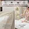 ZZYK Rectangular Pillow Large Upholstered Reading Pillow Wedge Bed Rest Pillow Neck Lumbar Support Bolster Dorm Room Cushion with Removable Cover,Beige,47"/120cm(Full) view 2