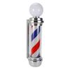 ZGEXING 32" Barber Shop Pole Rotating Light, LED Pole Light Hair Salon Sign Red White Blue Barber() view 1