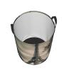 Grey Paris Eiffel Tower Laundry Basket with Handle Waterproof Laundry Hamper Portable Circular Dirty Clothes Hamper Foldable Storage Basket Lightweight Organizer Basket for Bathroom Bedroom view 4
