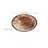 EQUALIZE Dinner Plate Creative Personality Home Plate Nordic European Restaurant Western Plate Steak Plate Kitchen Tableware Presentation Fruit Snack Plates (Color : A, Size : Small) view 2