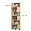 BKEKM Vintage Bookshelf Multi-Layer Bookshelves Standing Bookcase Storage Shelf Display Rack Luxury Floor Standing Book Shelf view 2
