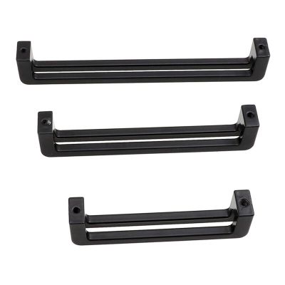 JCAKES Zinc Alloy Black Cabinet Handles Kitchen Door Pulls Drawer Knobs Furniture Handle 1Pcs