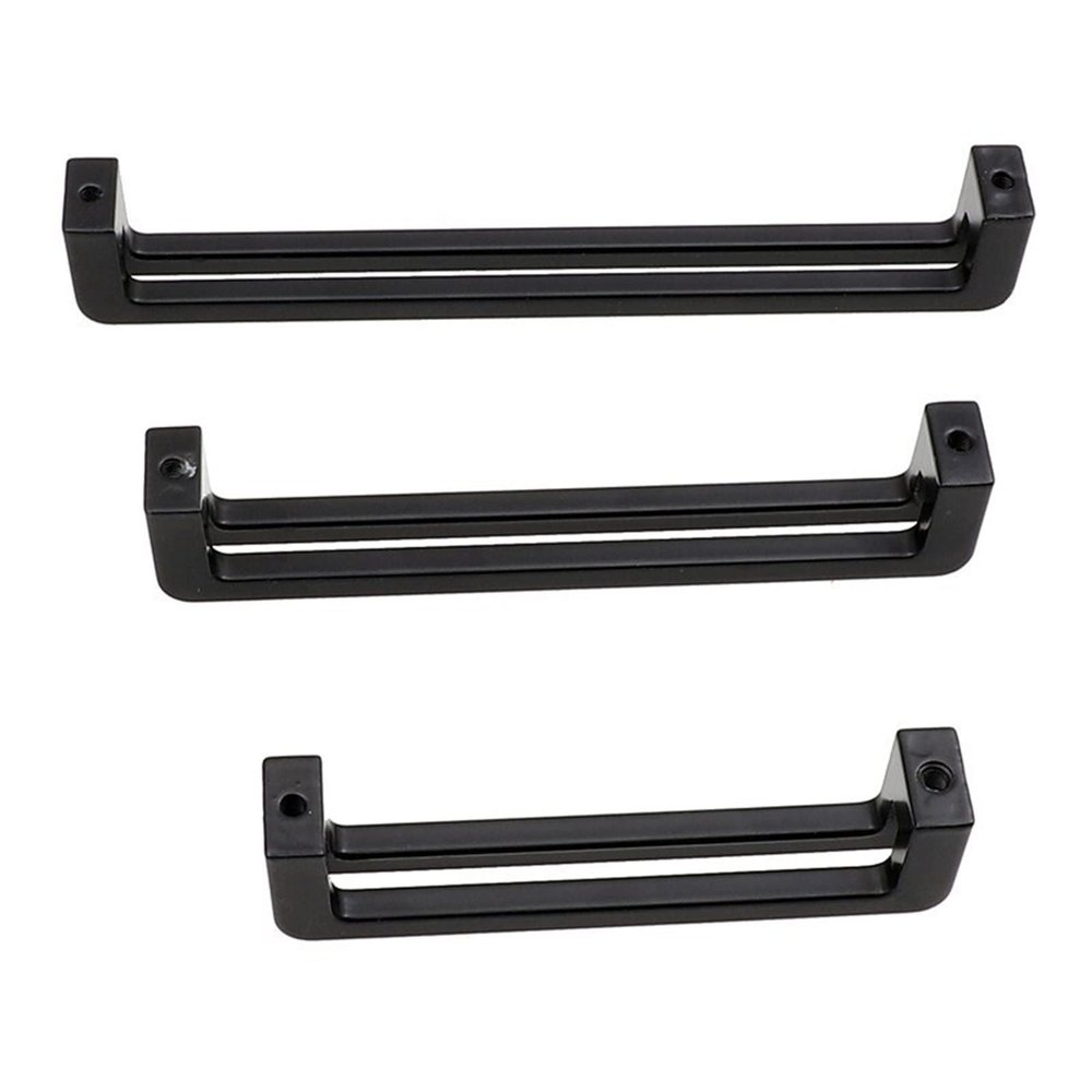 JCAKES Zinc Alloy Black Cabinet Handles Kitchen Door Pulls Drawer Knobs Furniture Handle 1Pcs
