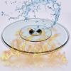 SYUFRE 24""/30"" Glass Lazy Susan for Dining Table,Tempered Glass Turntable Round Clear Dining Table Tray Tabletop Organizer Large Serving Plate Silent & Smooth Spin (Size :  60cm/24in), 10200230 view 1