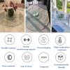 SYUFRE 24""/30"" Glass Lazy Susan for Dining Table,Tempered Glass Turntable Round Clear Dining Table Tray Tabletop Organizer Large Serving Plate Silent & Smooth Spin (Size :  60cm/24in), 10200230 view 3
