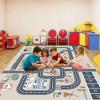 Kid Rug Carpet playmat for Toy Cars and Trains,Road Traffic Kids Play Area Rug,City Life Town Play Mat for Playroom Bedroom Boys,Children's Educational Fun Throw Rug with Rubber Backing 79X118IN view 2