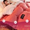 Plush Breathable Fluffy Lamb Velvet Warm Winter Quilt, Thicken Lamb Cashmere Blanket, Winter Soft and Warm Bed Quilt, Single/Double for Home (Color : Blue, Size : 180x220cm(4kg)) view 2