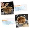 BESTOYARD 2pcs Instant Noodle Pot Ramen Noodle Pot Soup Pot Kitchen Coookware Large Pot Ramyun Pot Ramyun Cooker Small Stockpot Copper Pot Korean Ramen Aluminum Pot with Lids Heating Stove view 3