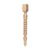 Dining Wooden Table Leg, Wood Furniture Leg, Dresser Leg, Sofa Leg, Rustic Wooden Leg (22 Inch / 55 cm) view 1