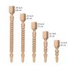 Dining Wooden Table Leg, Wood Furniture Leg, Dresser Leg, Sofa Leg, Rustic Wooden Leg (22 Inch / 55 cm) view 2