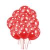 SHOWERORO 25pcs Dots Printed Balloons Round Latex Balloons for Wedding Birthday Bridal Shower and Engagement Party Decorations view 1