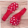 SHOWERORO 25pcs Dots Printed Balloons Round Latex Balloons for Wedding Birthday Bridal Shower and Engagement Party Decorations view 2