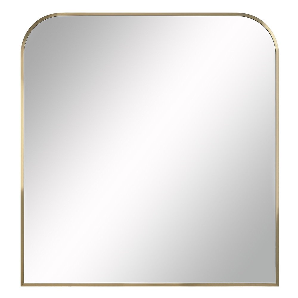 Decorative Mirror Bronze Modern Contemporary Includes Hardware, Medium