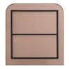 Decorative Mirror Bronze Modern Contemporary Includes Hardware, Medium view 4