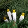 LED Wide Angle Christmas Lights - Yellow - 33' White Wire - 100 ct view 2