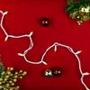 LED Wide Angle Christmas Lights - Yellow - 33' White Wire - 100 ct view 3