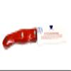Cutco Model 3721 Red Santoku Trimmer Knife with High Carbon Stainless 4-7/8" Double-D serrated edge blade and 5 1/4" handle view 3