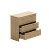 4 Drawers Rattan Cabinet Natural Modern Contemporary Wood Finish Storage view 4