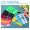 PATIKIL Clothes Dividers, 20 Pack Rectangle Closet Clothing Rack Size Dividers, White, Black, Plastic view 4