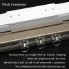 HJXGQJM Ceiling Curtain Track, Aluminum Ceiling Curtain Track, Ceiling Wall Mount Curtain Track System, Room Divider, Shower Window CurtainStraight Curtain TrackSliding Curtain Track, view 3