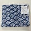 Kalap Indian Handmade Cotton Kantha Quilt Traditional Queen Kantha Quilts Kantha Bedspread Blanket Indian Kantha Queen Boho Quilt Throw King Quilts (Blue White., King 108 X 108 Inch) view 4