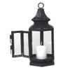 Black Metal Candle Holder Carriage Lanterns (2 PK) view 4