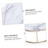 1pc Cake Tray Marble Serving Stand Cake Serving Stand Round Cake Pans Plant Stand Riser Cake Rack Candy Serving Tray Party Cake Plate Buffet Server Paper Cup Metal Pastry view 2