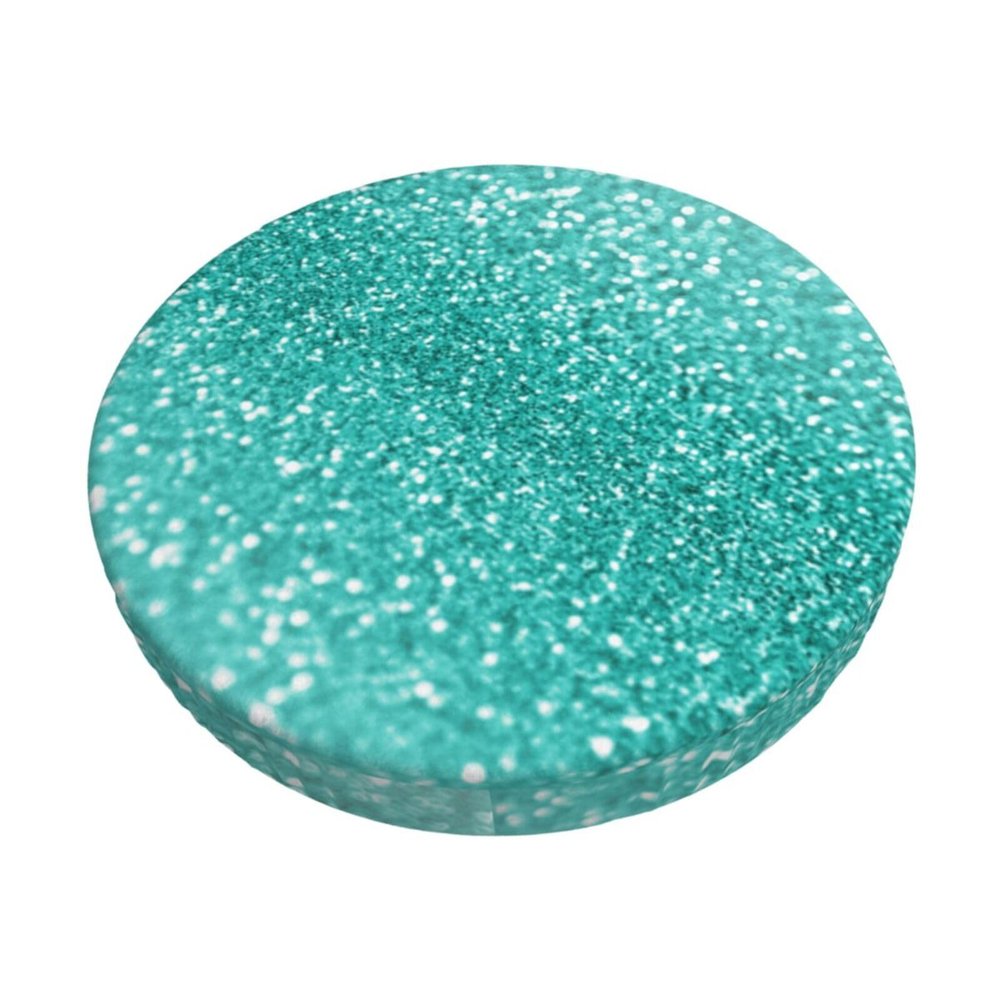 YIPOCH Turquoise Teal and Mint-Stool Covers Round Bar Stool Covers with Elastic bar Stool Cushions Round Chair Cover, Soft bar Stool Covers Round Stool Cover, Bar Stool Seat Covers13 in