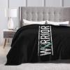 Cervical Cancer Warrior Awareness Ribbon Fleece Blanket 60"X50" Soft Micro for Bed Warm Comfort8 view 4