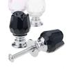 EFARMA Crystal Knobs, 5PCS 20mm Crystal Glass Furniture Handle Rose Flower Drawer Cabinet Handles and Knobs Kitchen Door Wardrobe Pull Handle (Color : Transparent) view 2